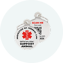 Official ESA support animal tag